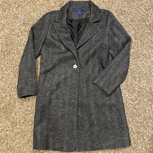 Grey blend pea  coat Medium